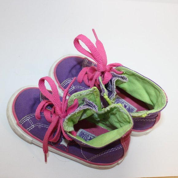CONVERSE All Star High Top Sneakers Purple Pink 6 - Picture 5 of 7